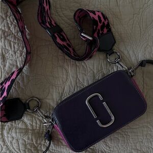 Marc Jacobs Purple and Pink Crossbody Bag